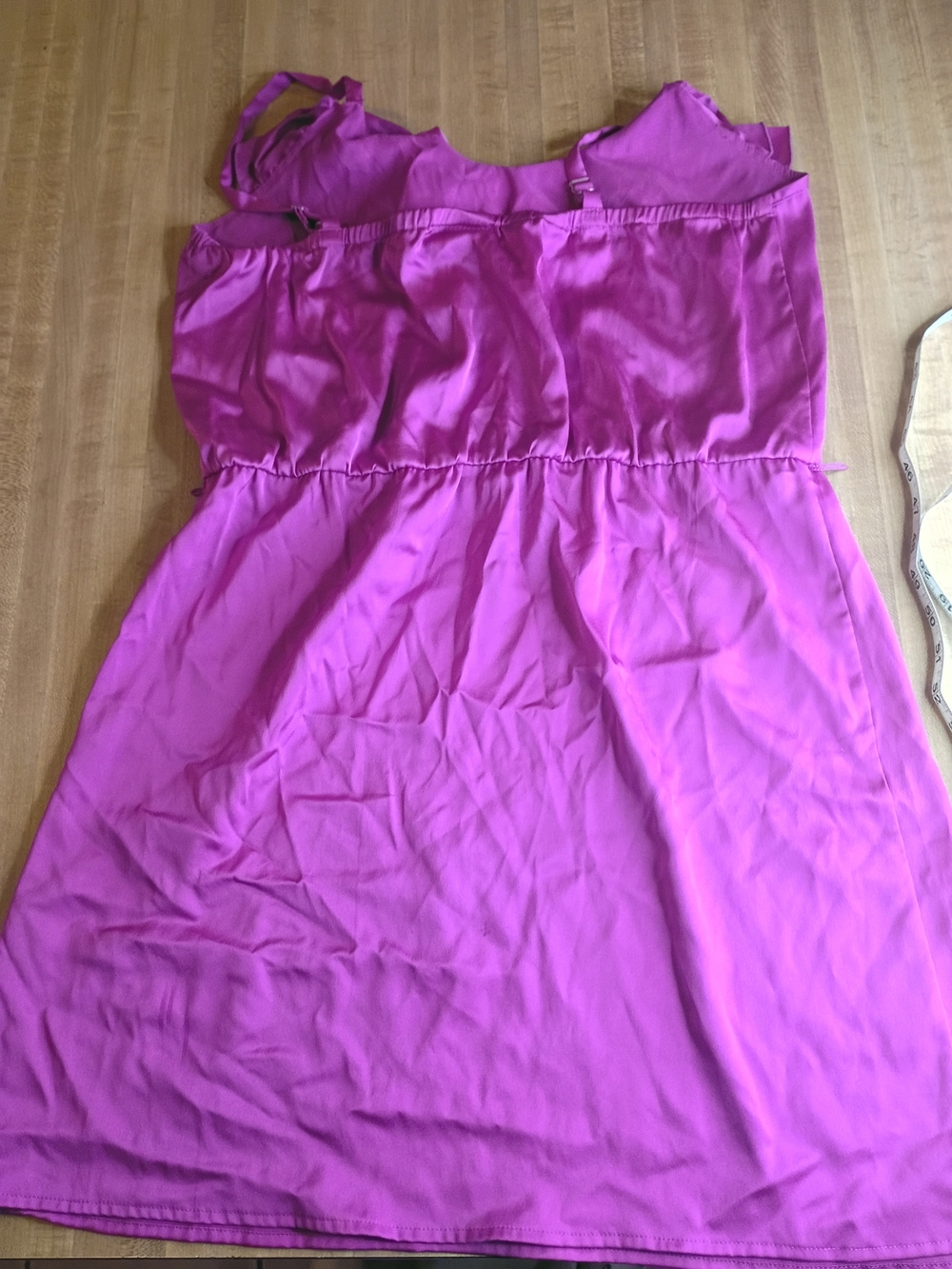 Fred David Magenta Ruffle Mini Dress - Picture 7 of 12